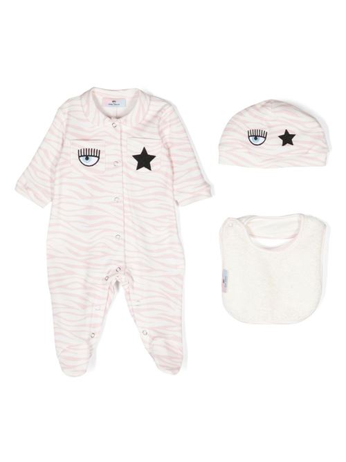 Set neonata tre pezzi Chiara Ferragni Kids | 55B5012005167F